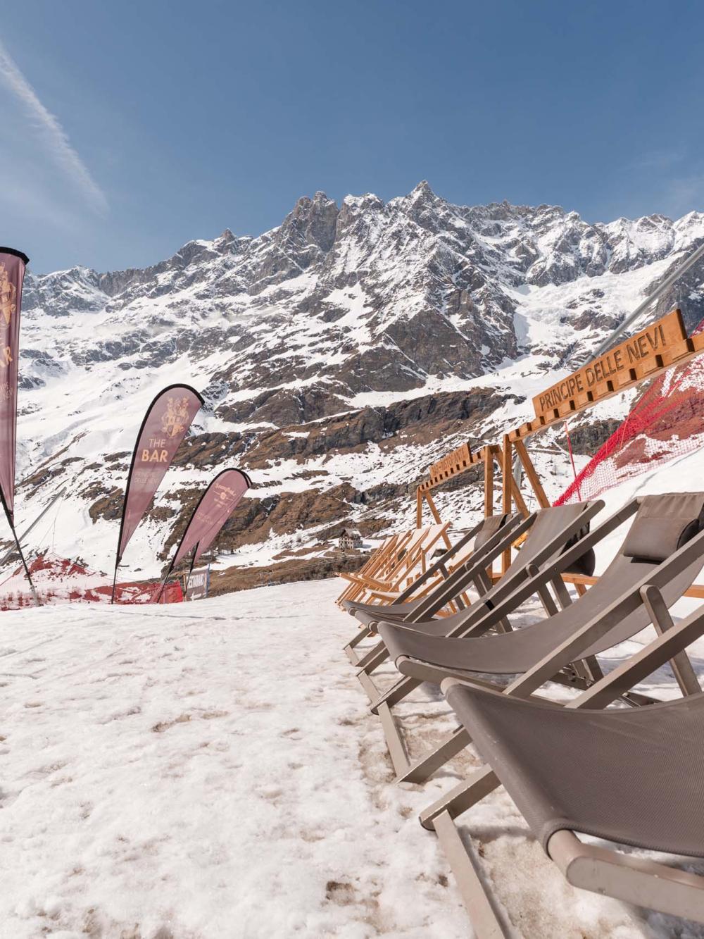 Cervinia, si parte