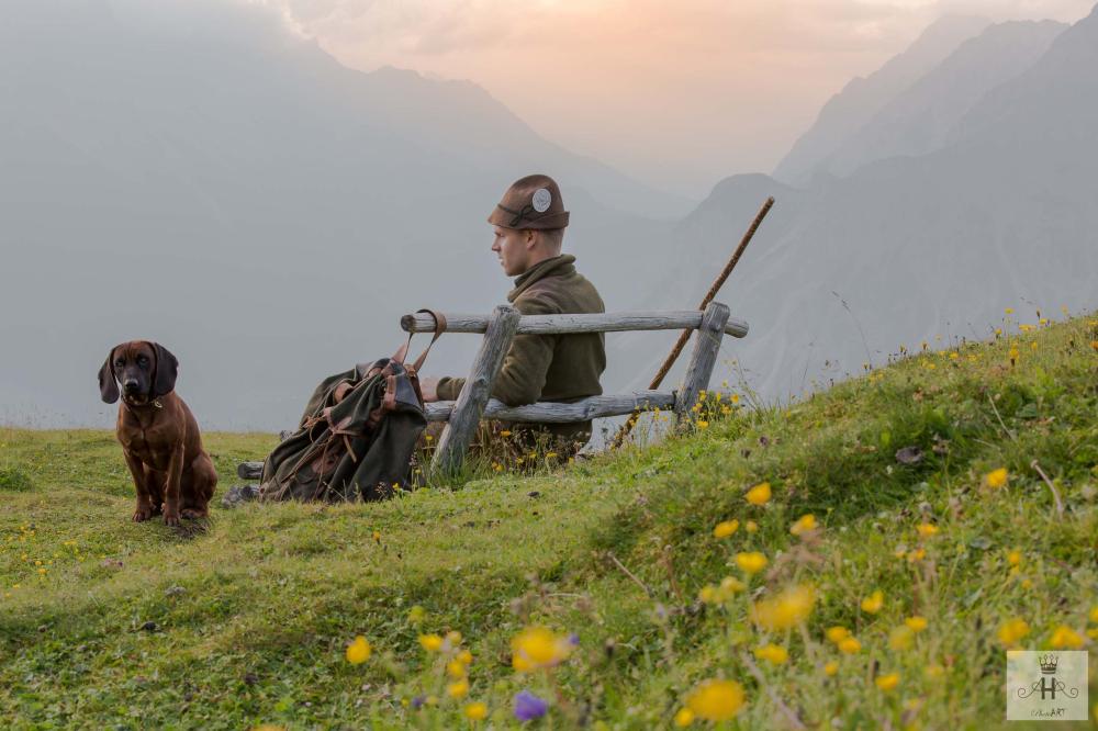 Hunting on Mt Grubigstein 