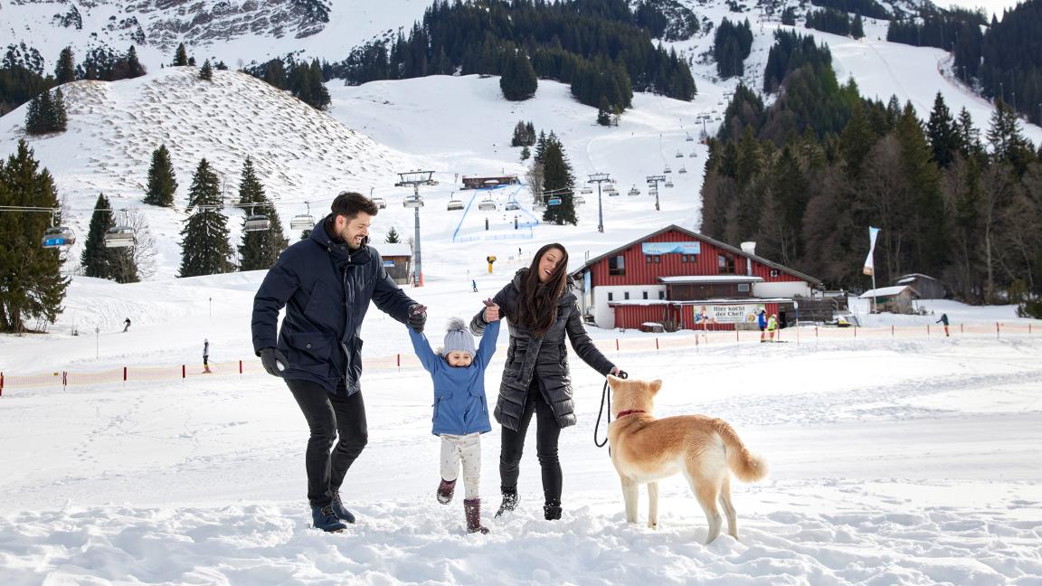 Familien Winterspaß im Schneeparadies Oberjoch