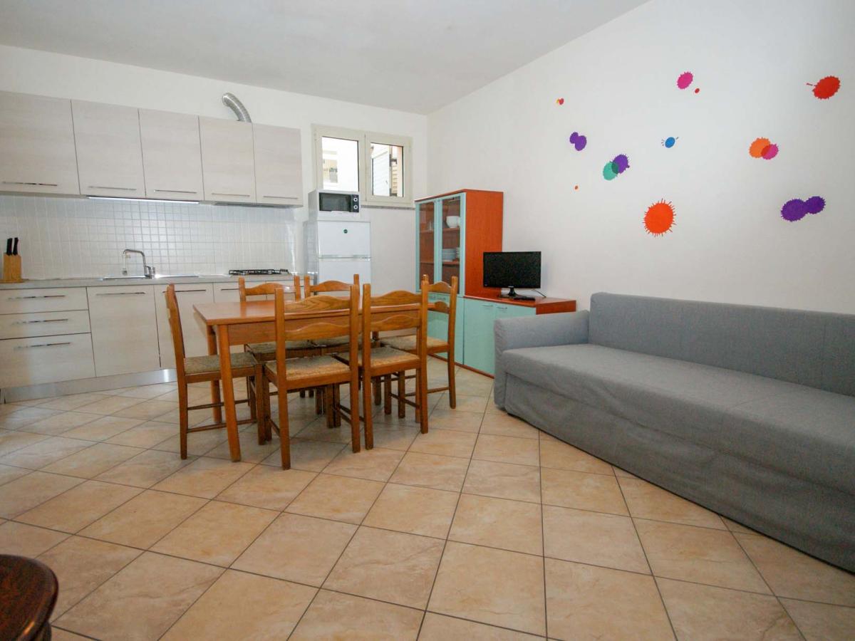 Angolo cucina e soggiorno in Evangelisti Casa Bellaria-Igea Marina