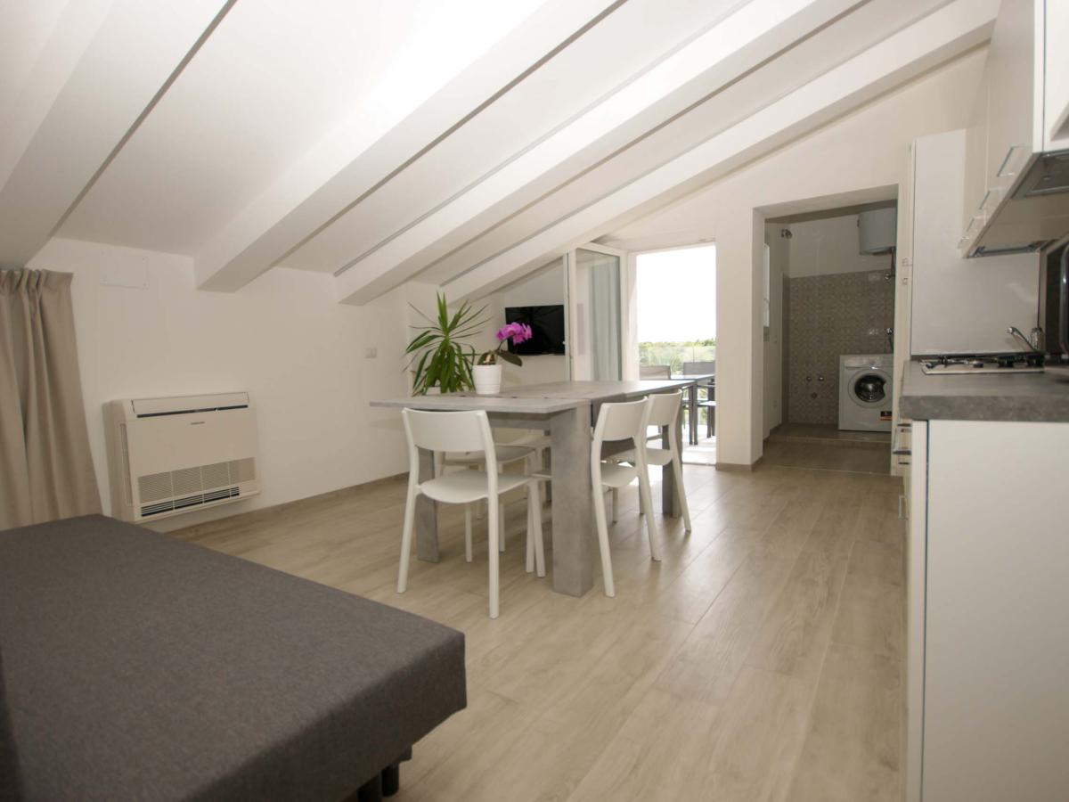 Zona giorno luminosa in Evangelisti Casa Bellaria-Igea Marina