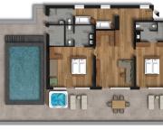 Pool Chalet  Sky