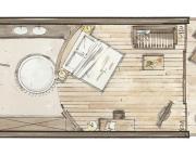 Suite Zypresse 2 floor
