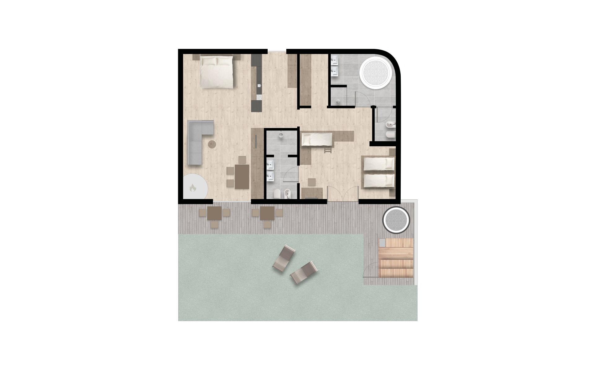 Garden Chalet Suite De Luxe