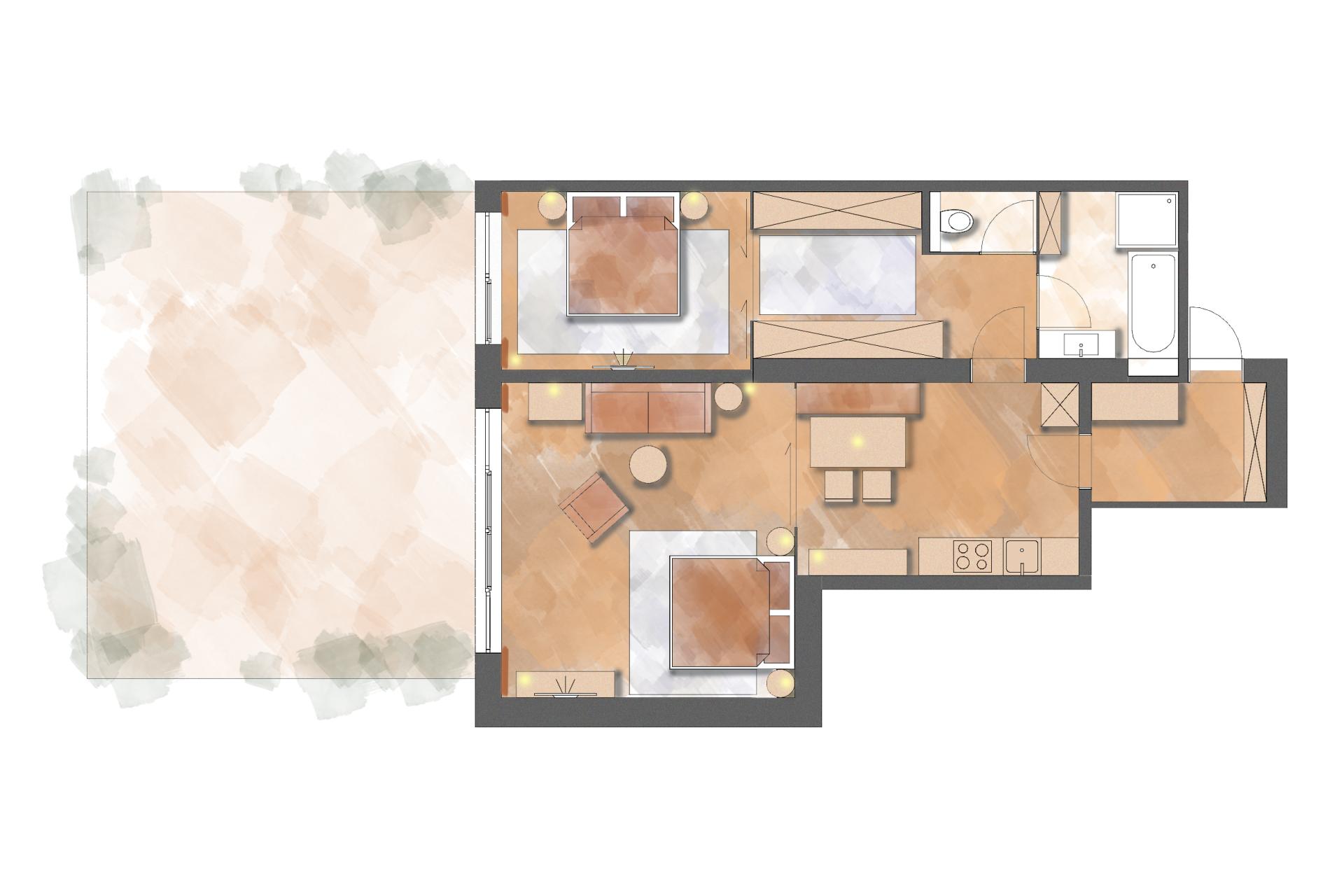 Apartment Ski In