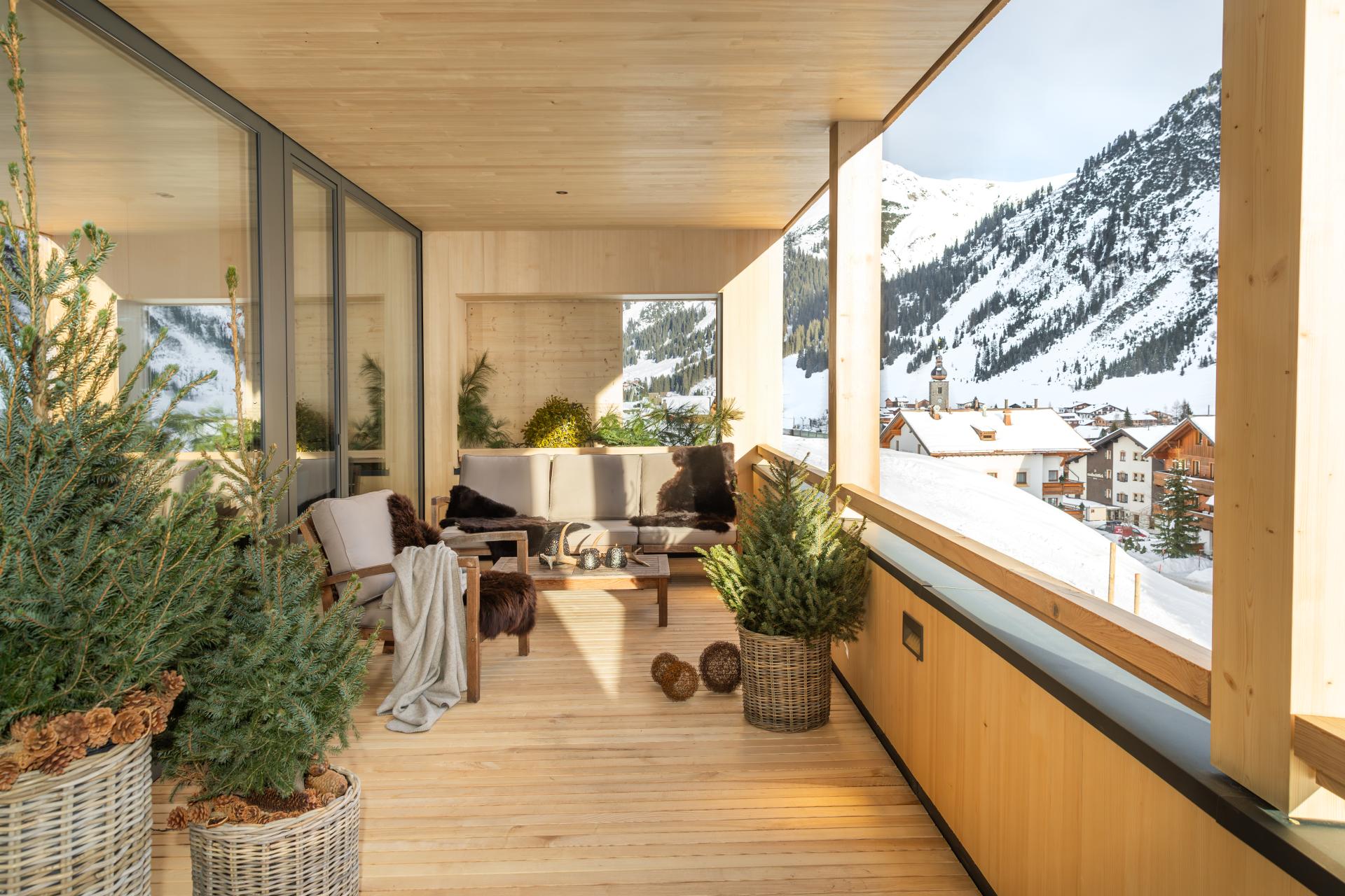 Apartment Chalet mit Lodge