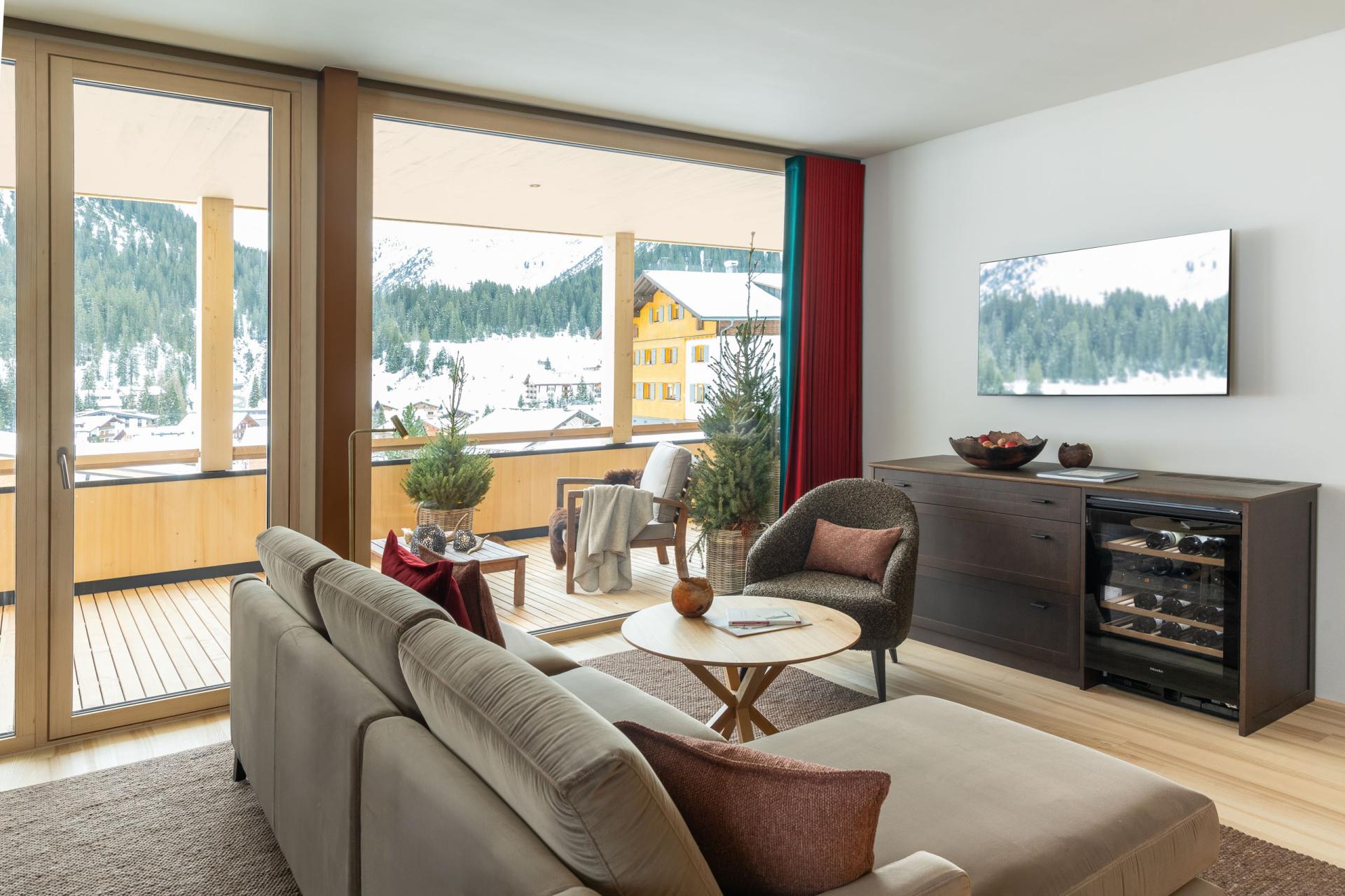Apartment Chalet mit Lodge