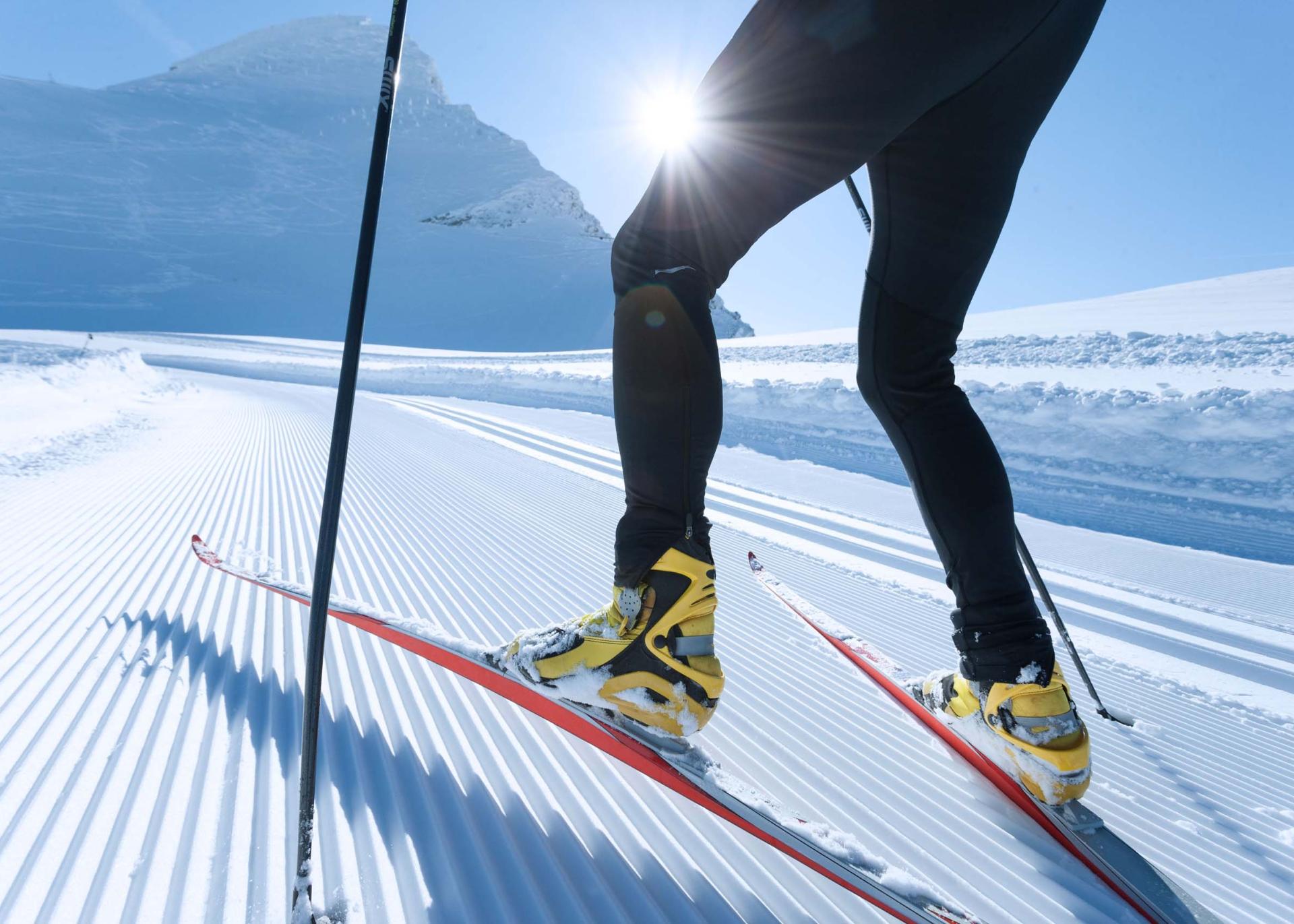 Cross-country ski. Pleasure. Luxury.