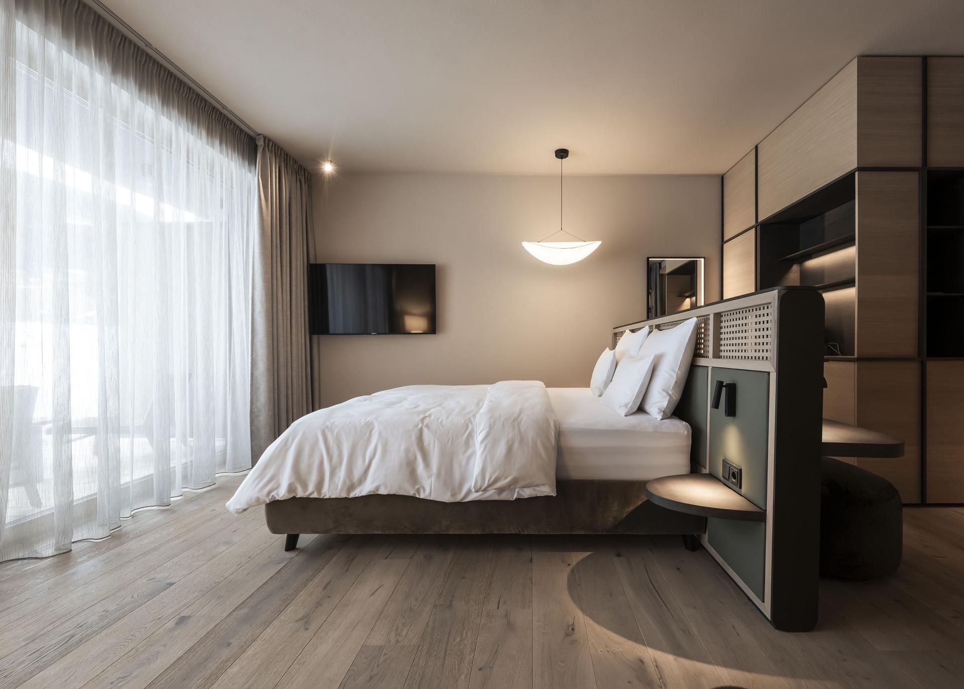 Modernes Hotelzimmer im Hotel Monika mit Haustier & elegantem Design