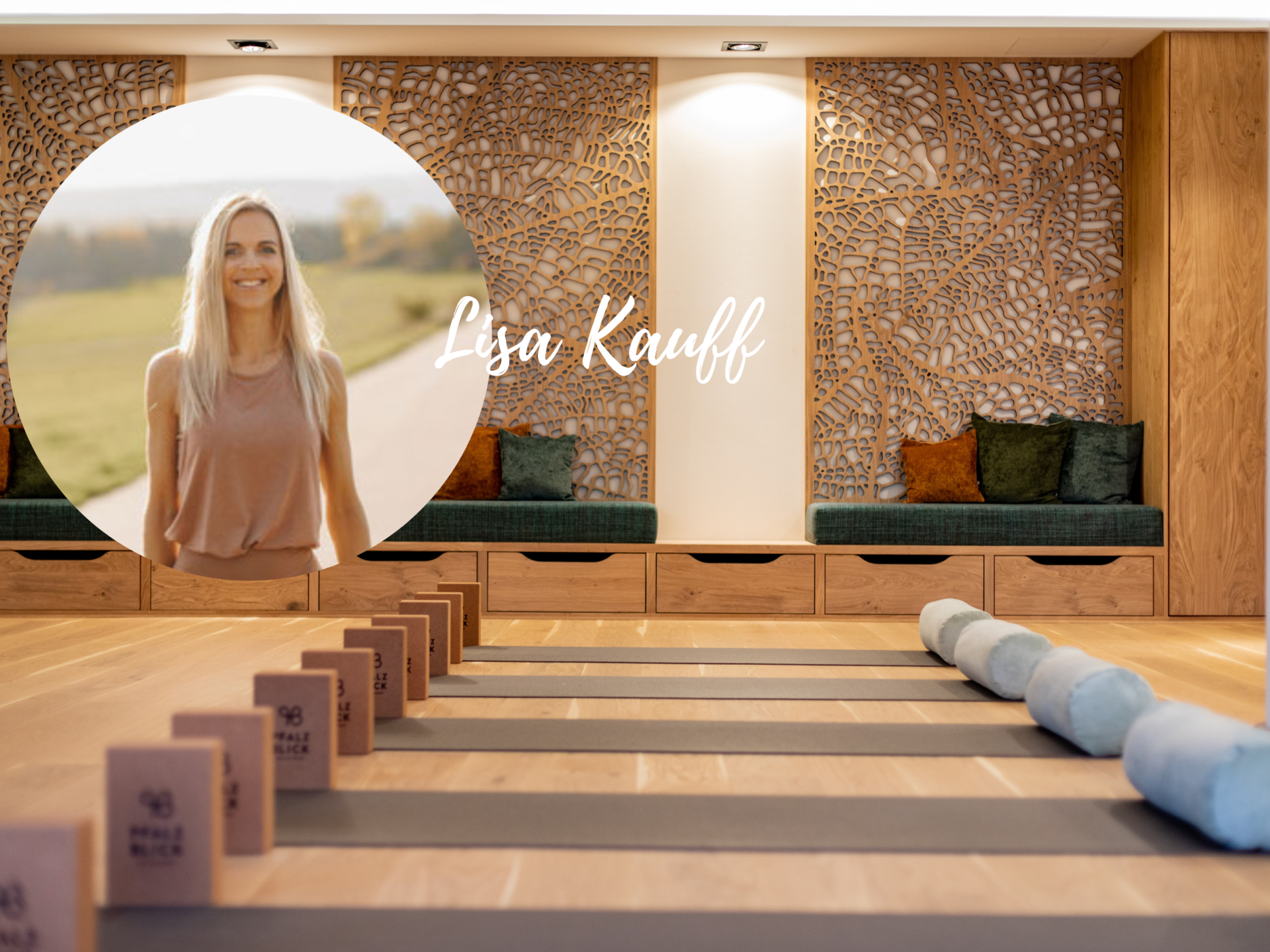 Ruheraum mit Yoga-Matten im Pfalzblick Wald Spa Resort