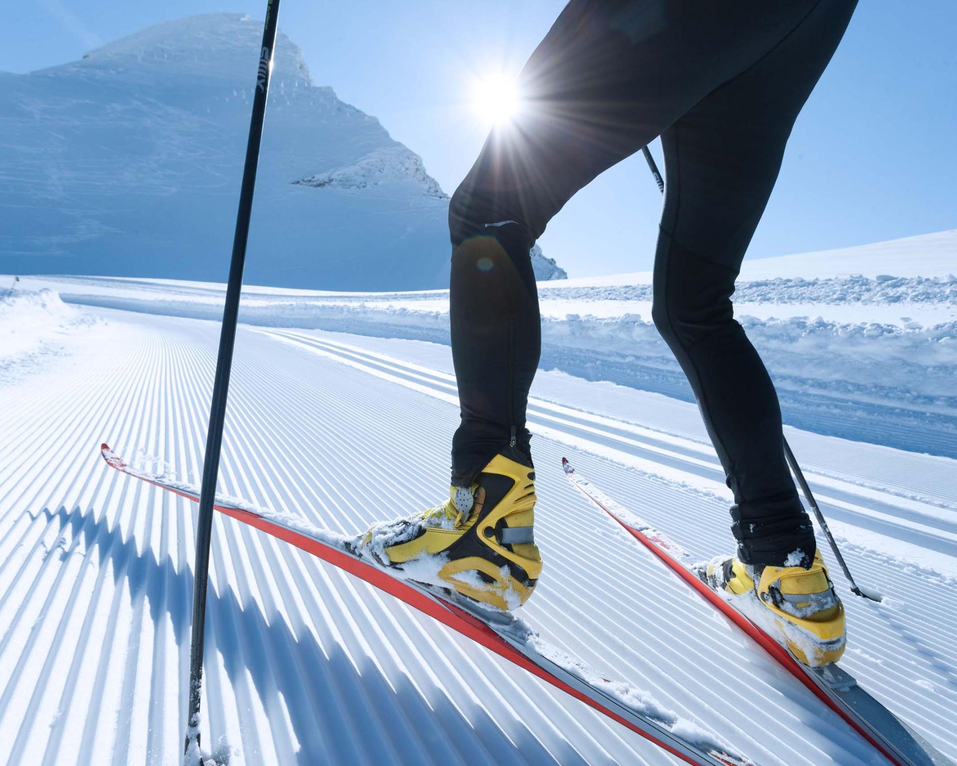 Cross-country ski. Pleasure. Luxury.