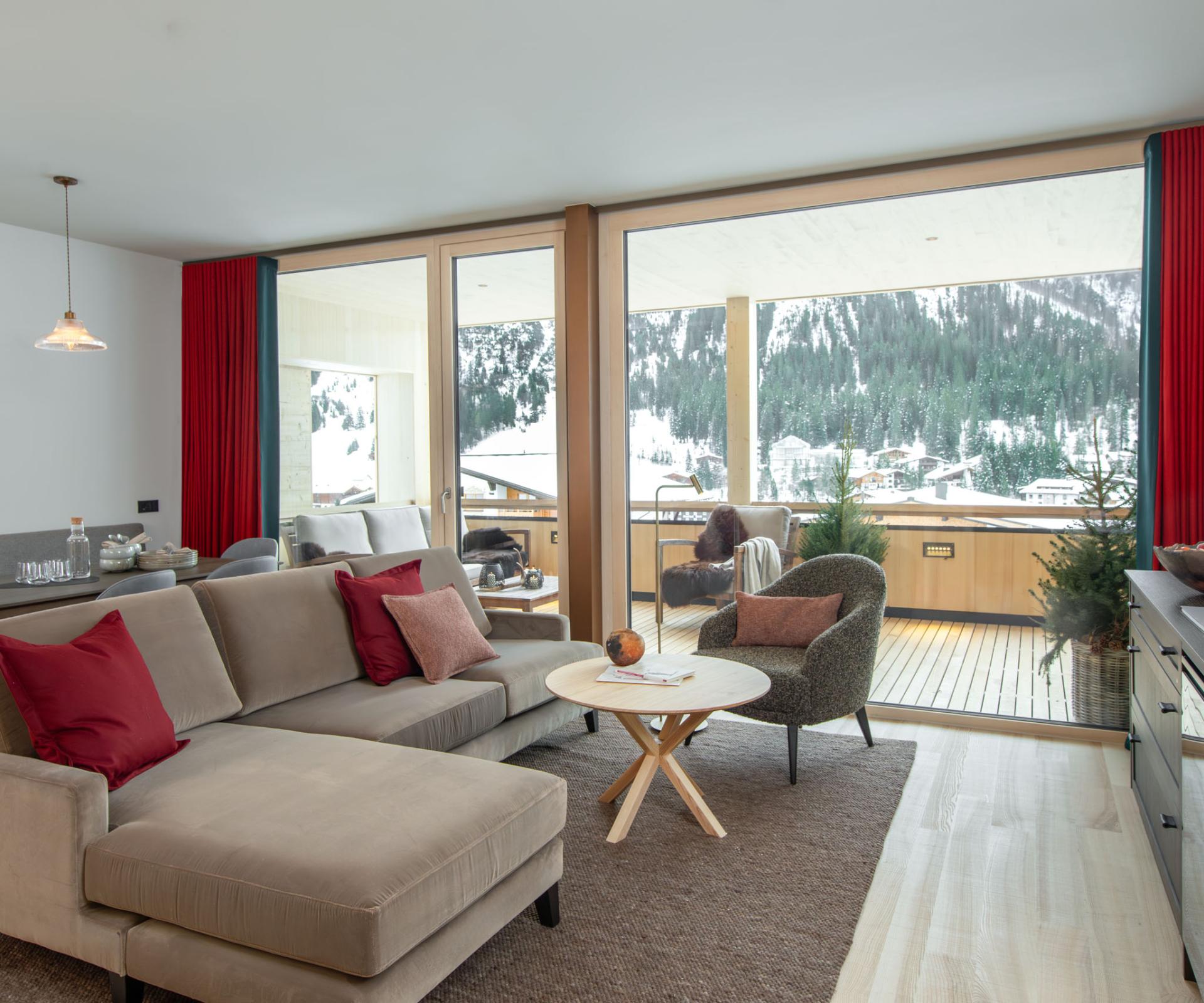Apartment Chalet mit Lodge