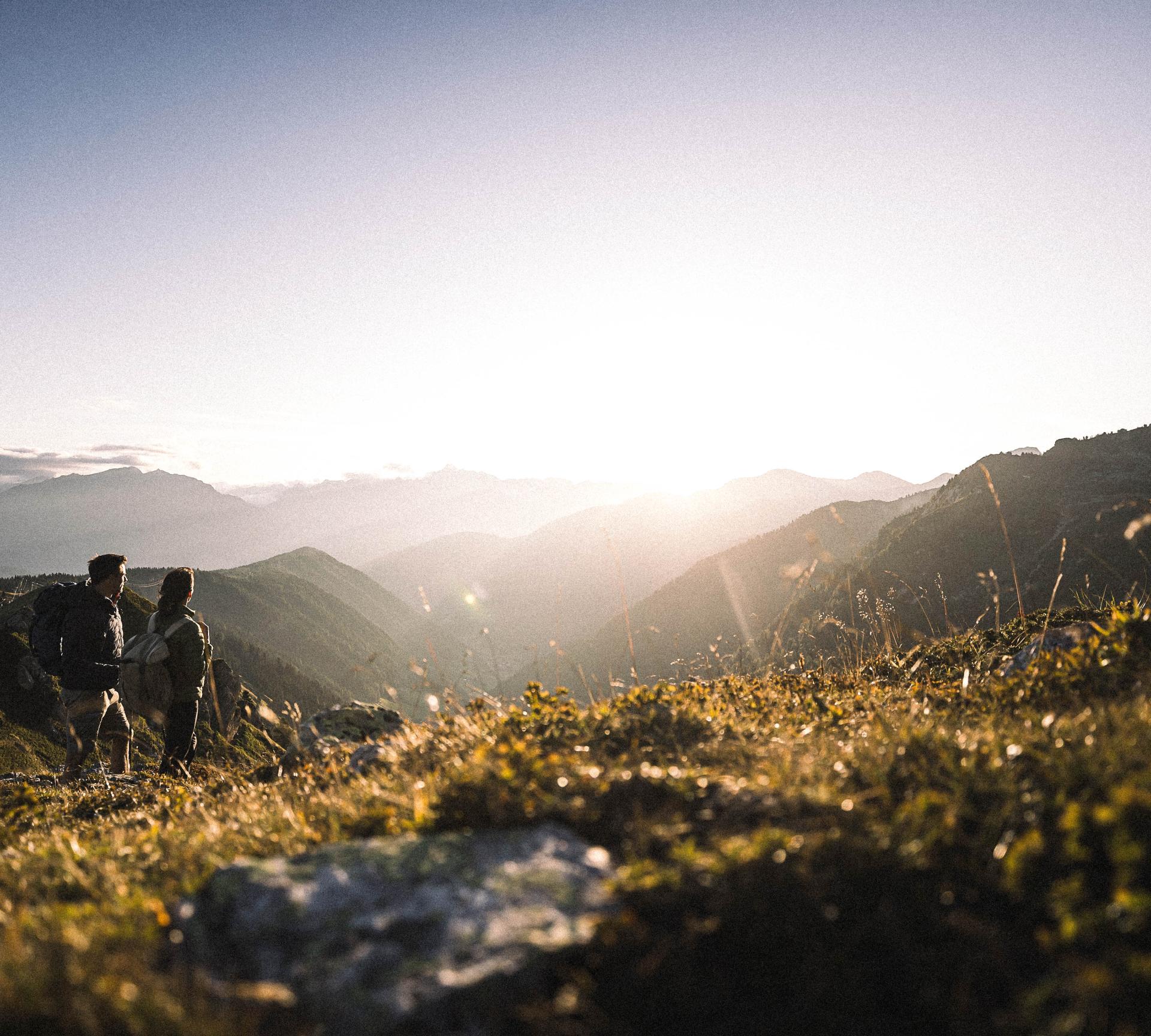 Mountain happiness and sunrise 7=6