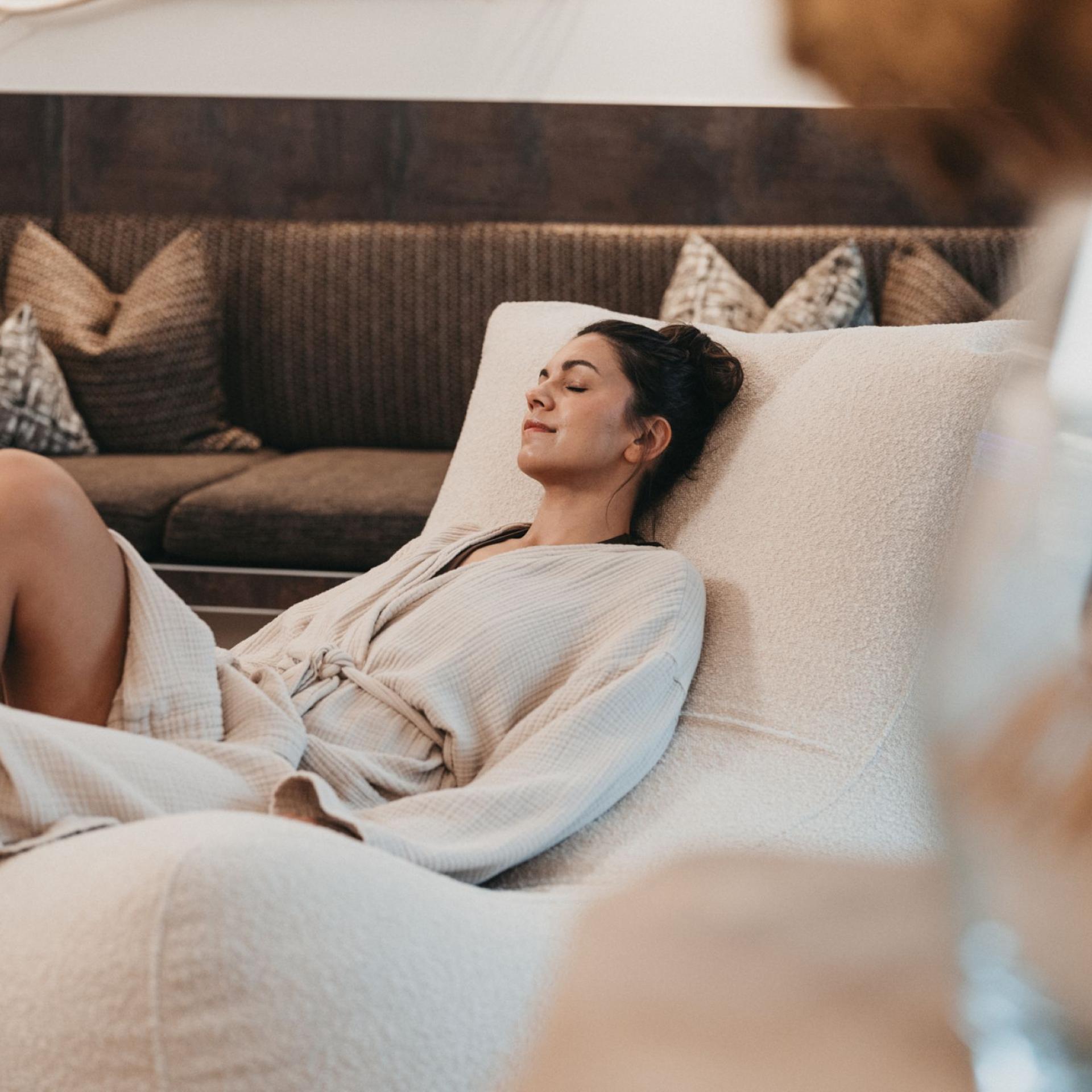 Relaxmomente im Ruheraum