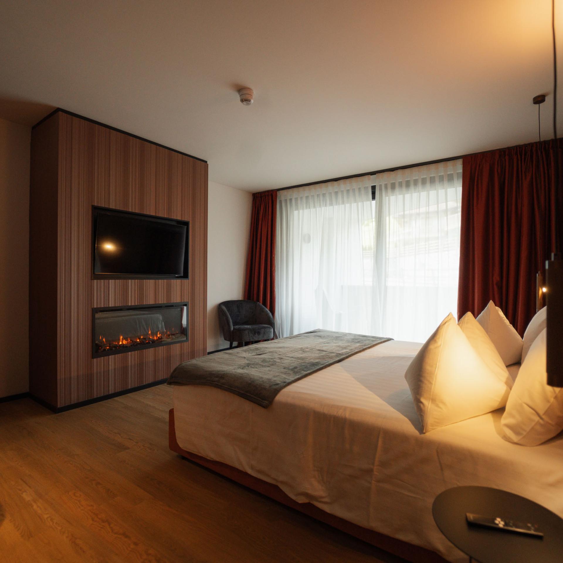 Camino moderno e TV in camera all'Hotel San Giacomo