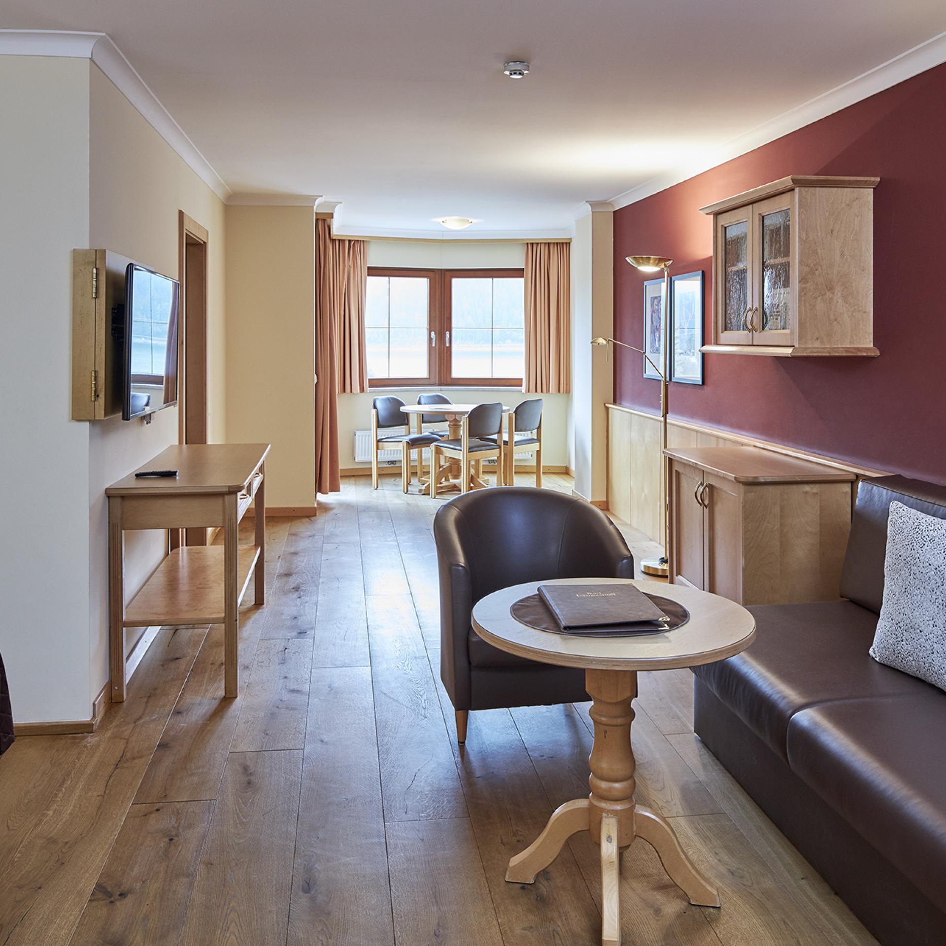 Gemütliche Ferienwohnung im Familienresort Buchau mit Sitzbereich und TV