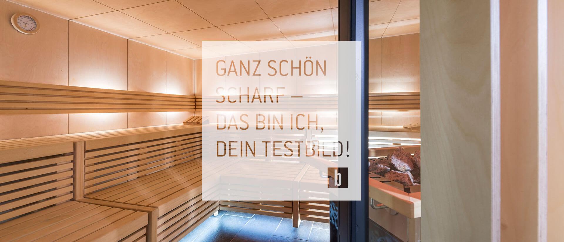 Brandnamic moderner Saunaraum mit Holzinnenausstattung und Beleuchtung