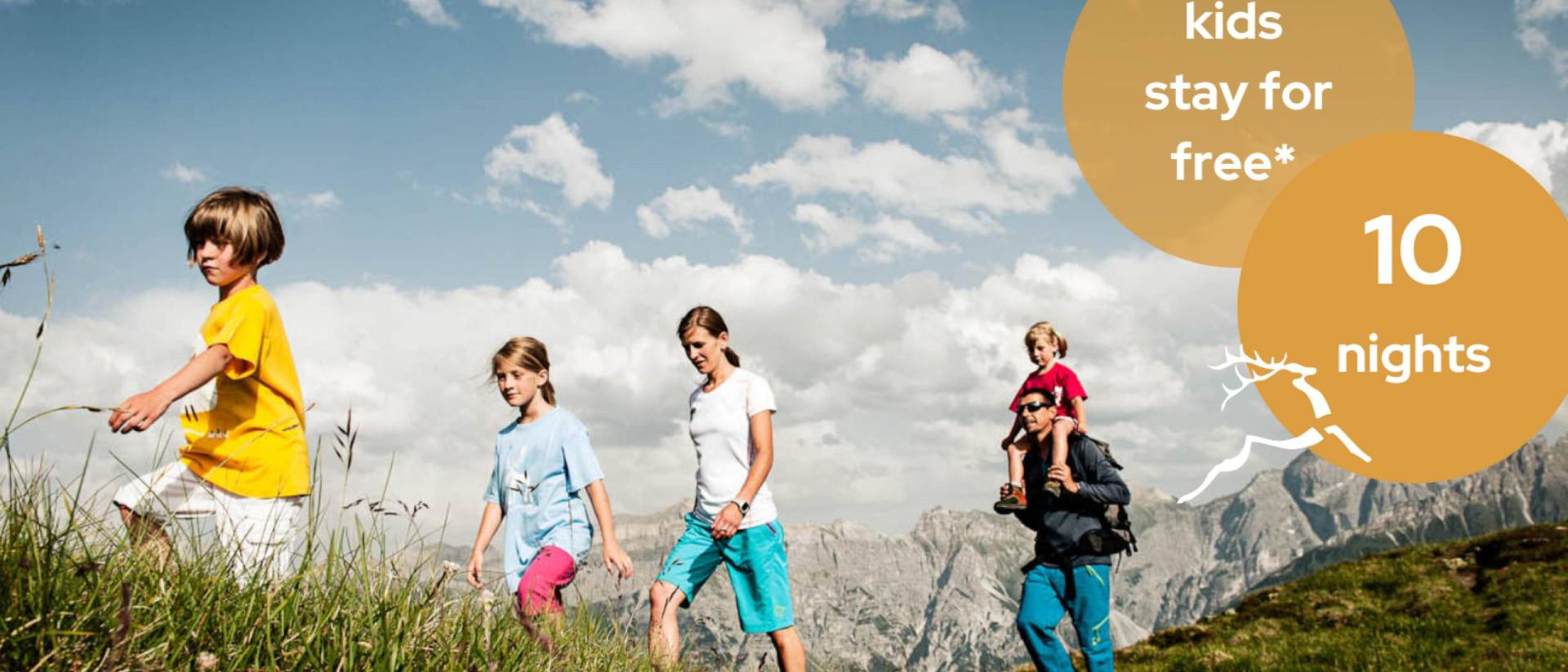 Familienspecial – Kinder bis 10 Jahre übernachten kostenlos