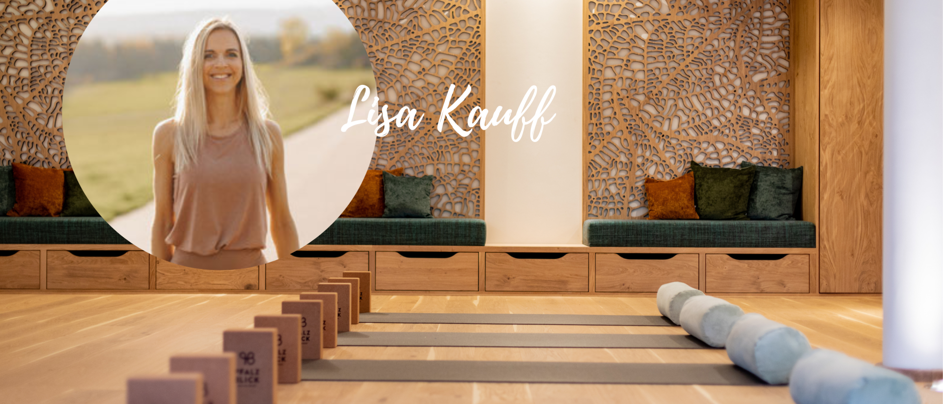 Ruheraum mit Yoga-Matten im Pfalzblick Wald Spa Resort