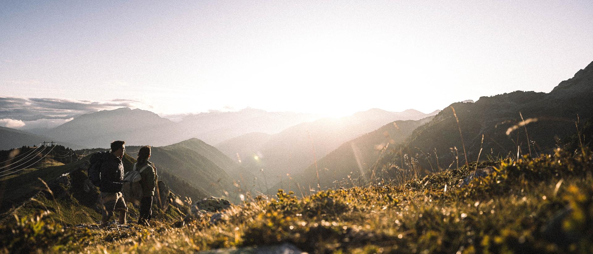 Mountain happiness and sunrise 7=6