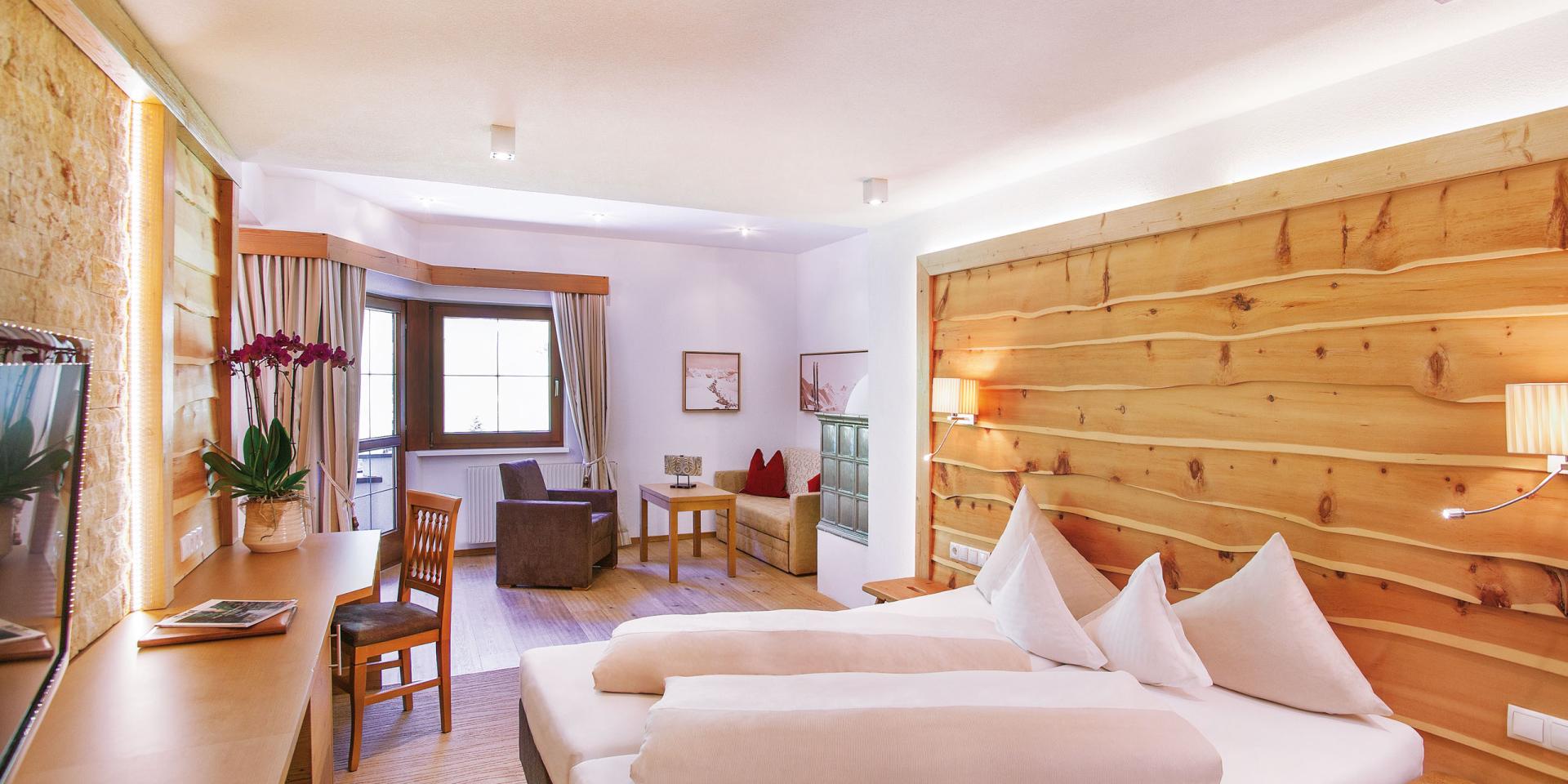 Doppelzimmer Superior Natur mit Schiebetür