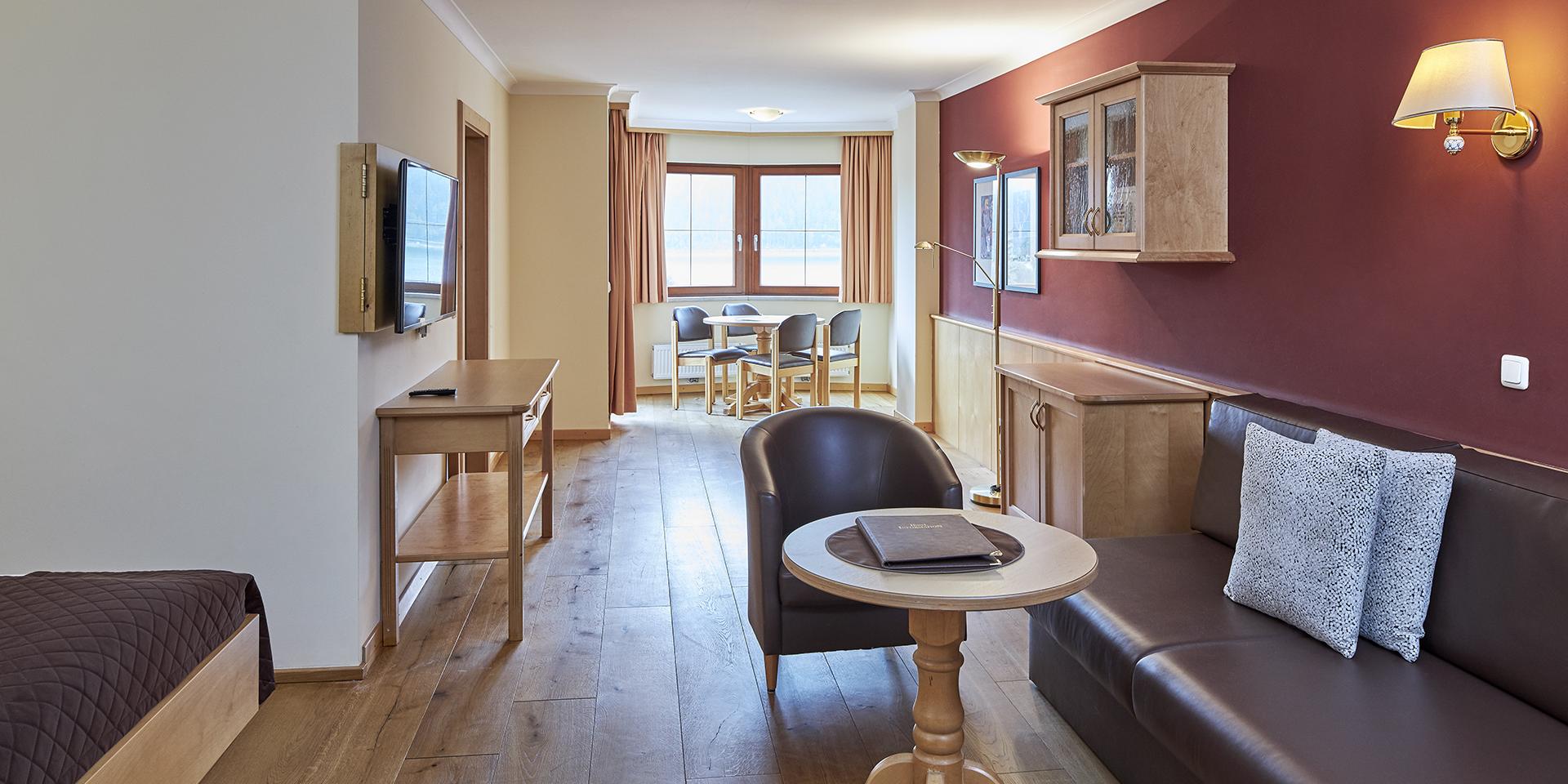 Gemütliche Ferienwohnung im Familienresort Buchau mit Sitzbereich und TV