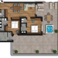 Chalet Mountain with Whirlpool