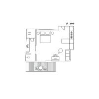 Flower meadow double room