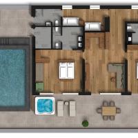 Pool Chalet  Sky