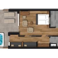 Luxury Terrace Suite Larix with Whirlpool