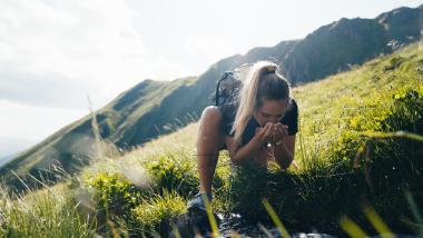 Juli inmitten der Dolomiten