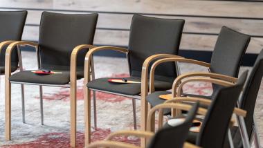 Musterstoffe mit Muster und Text im Land & Golf Hotel Stromberg