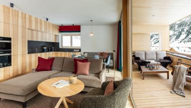 Apartment Chalet mit Lodge
