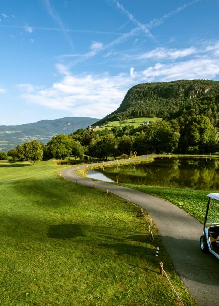 Time out for golf players at the Hotel Lamm!