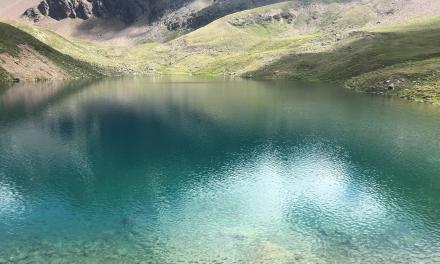 Mountain lake hiking week with cold water swimming