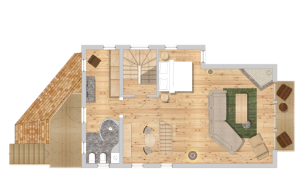 Suite wellness bagni alpini Deluxe