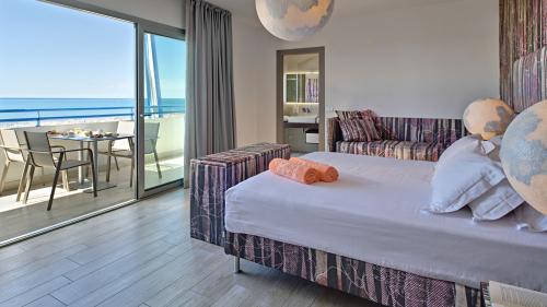 Camera con vista mare e balcone al Bibione Palace Hotel