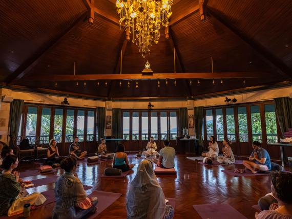 Pranayama Meditation at The Mangosteen Ayurveda & Wellness Resort