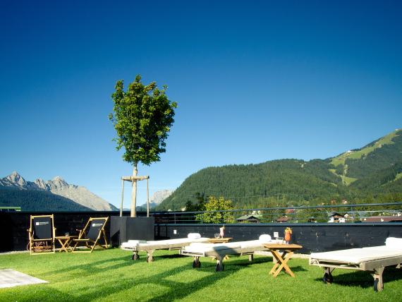 Wellnessliegen auf der Spaterrasse