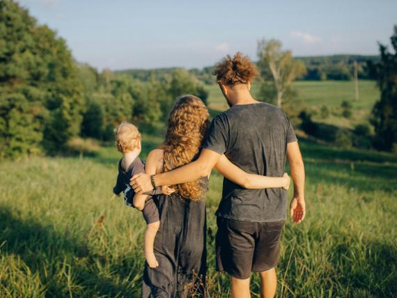 Familienzeit im Sommer