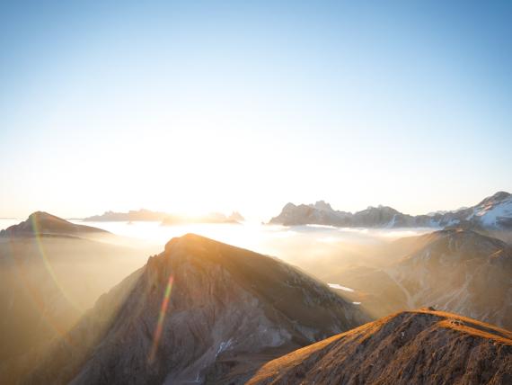 Juli inmitten der Dolomiten