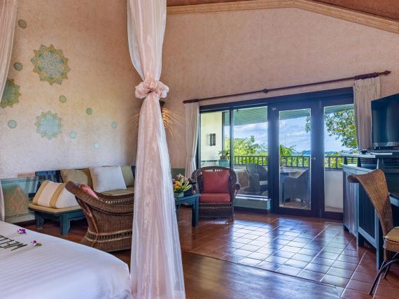 Royal Balcony Villa with sea view at The Mangosteen Ayurveda & Wellness Resort