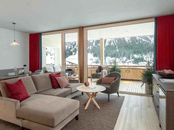 Appartement Chalet mit Lodge