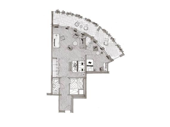 Familien-Appartement Gartenflügel 