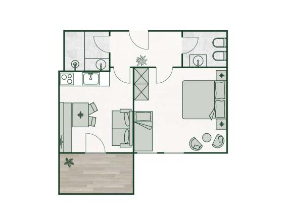 Apartment Studio Deluxe Small 