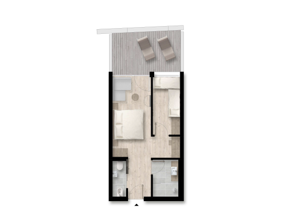 Suite Fortuna (37-44 m²)