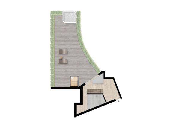 Rooftop Suite Allegria 75 m²