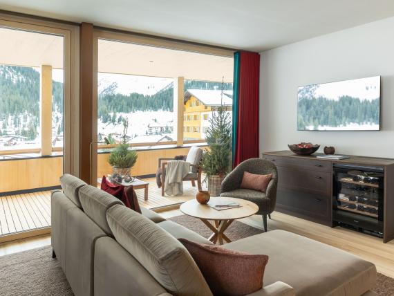 Apartment Chalet mit Lodge