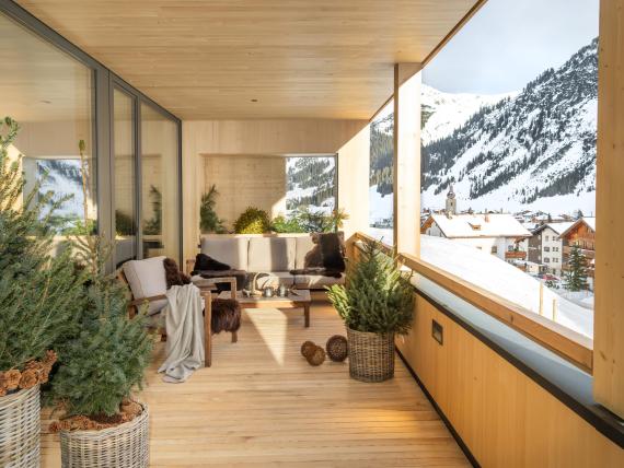 Appartement Chalet mit Lodge