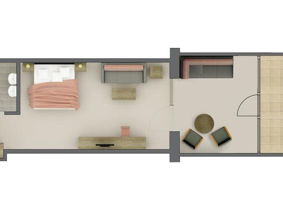 Doppelzimmer Bergkristall